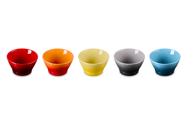 Le Creuset Stoneware Set of 5 Kolbe 300ml Bowls image number 3